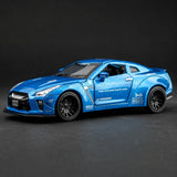 Nissan 2017 GT-R R35 LP Works blå 1:32 – pressgjuten visningsmodell