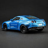 Nissan 2017 GT-R R35 LP Works blå 1:32 – pressgjuten visningsmodell