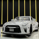 Nissan 2017 GT-R R35 LP Works White 1:32 – Druckguss-Display-Modell, Druckguss