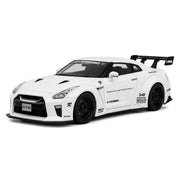 Nissan 2017 GT-R R35 LP Works vit 1:32 – modellbil i gjuten metall för visning