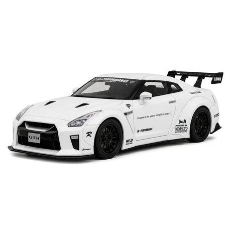 Nissan 2017 GT-R R35 LP Works White 1:32 – Druckguss-Display-Modell, Druckguss