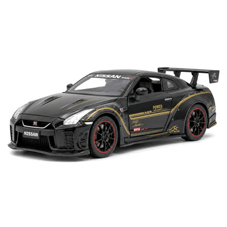 Nissan 2017 GT-R R35 Nismo Schwarze 1:32 – Druckguss-Display-Modell in Druckguss