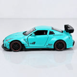 Nissan 2017 GT-R R35 Nismo blå 1:32 – pressgjuten visningsmodell