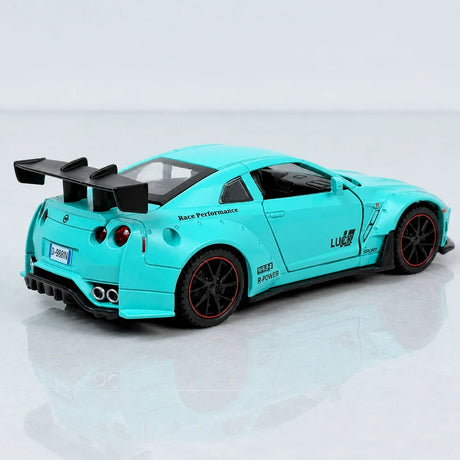 Nissan 2017 GT-R R35 Nismo Blaue 1:32 – Druckguss-Display-Modell in Druckguss