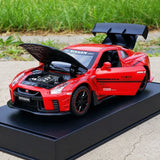 Nissan 2017 GT-R R35 Nismo röd 1:32 – pressgjuten visningsmodell