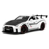 Nissan 2017 GT-R R35 Nismo vit 1:32 – pressgjuten visningsmodell