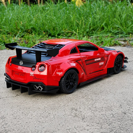 Nissan 2017 GT-R R35 Rode 1:24 – Gegoten Beeldmodel Gietijzer