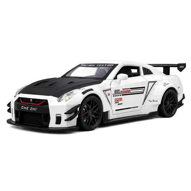 Nissan 2017 GT-R R35 wit 1:24 – diecast displaymodel