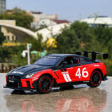 Nissan 2017 GT-R R35 Widebody rood #46 1:24 diecast displaymodel - aanzicht 1
