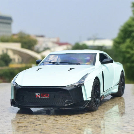 Nissan 2018 GT-R50 van Italdesign groen 1:24 – diecast displaymodel