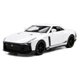 Nissan 2018 GT-R50 från Italdesign vit 1:32 – pressgjuten visningsmodell