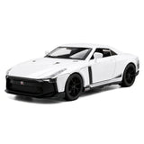 Nissan 2018 GT-R50 från Italdesign vit 1:32 – pressgjuten visningsmodell
