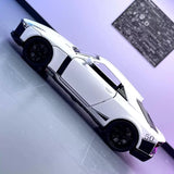 Nissan 2018 GT-R50 från Italdesign vit 1:32 – pressgjuten visningsmodell