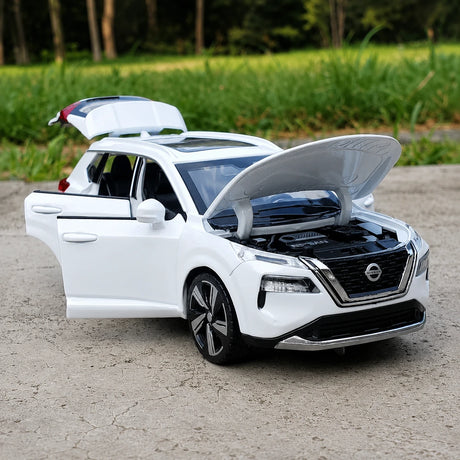 Nissan 2021 X-Trail White 1:32 – Druckguss-Display-Modell in Druckguss