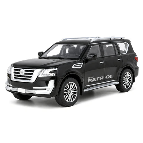 Nissan 2022 Patrol Y62 Black 1:32 – Druckguss-Display-Modell in Druckguss