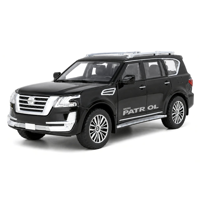 Nissan 2022 Patrol Y62 Black 1:32 – Druckguss-Display-Modell in Druckguss