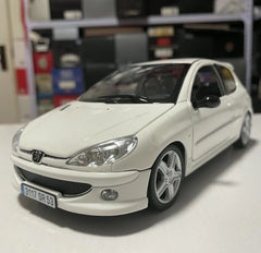 [Norev] 1:18 Peugeot 1998 206 White Model Car Die-Cast