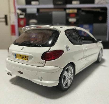 [Norev] 1:18 Peugeot 1998 206 White Model Car Die-Cast