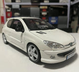 [Norev] 1:18 Peugeot 1998 206 White Model Car Die-Cast
