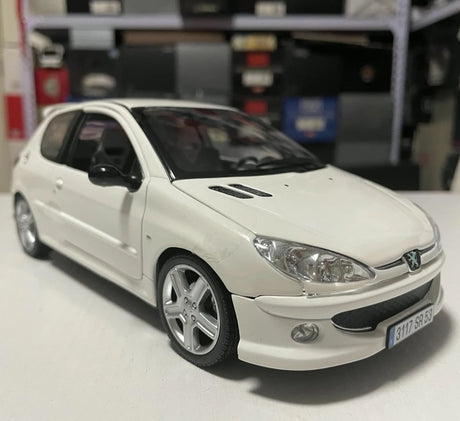 [Norev] 1:18 Peugeot 1998 206 White Model Car Die-Cast