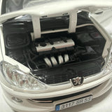 [Norev] 1:18 Peugeot 1998 206 White Model Car Die-Cast