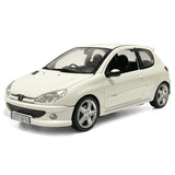 [Norev] 1:18 Peugeot 1998 206 White Model Car Die-Cast