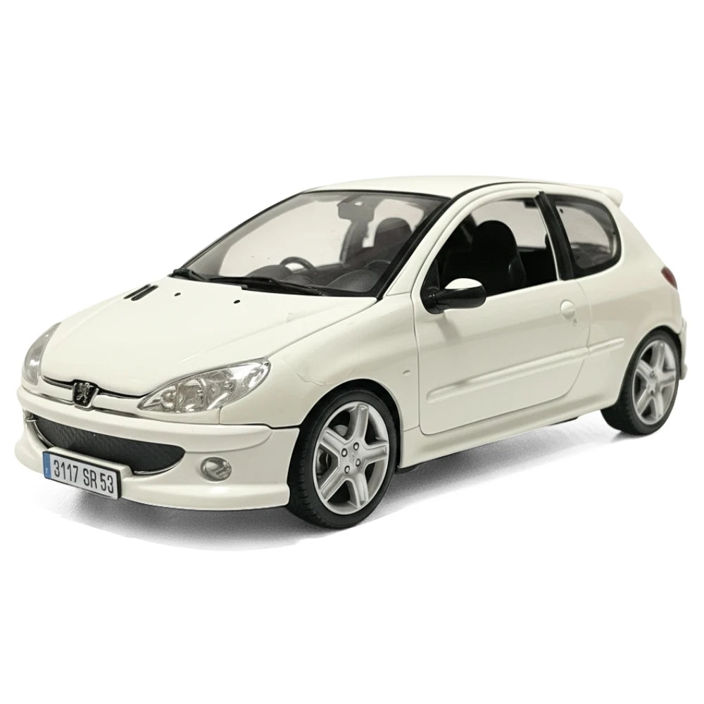 [Norev] 1:18 Peugeot 1998 206 White Model Car Die-Cast