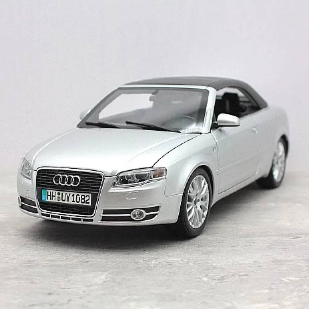 [Norev] 1:18 Audi 2006 A4 B7 3.2 Cabriolet Silver Model Car Die-Cast