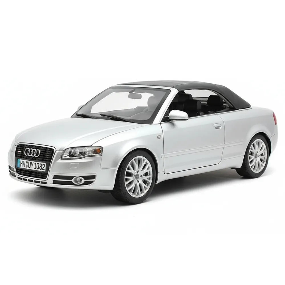 [Norev] 1:18 Audi 2006 A4 B7 3.2 Cabriolet argent voiture miniature Die-Cast