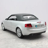 [Norev] 1:18 Audi 2006 A4 B7 3.2 Cabriolet Silver Model Car Die-Cast