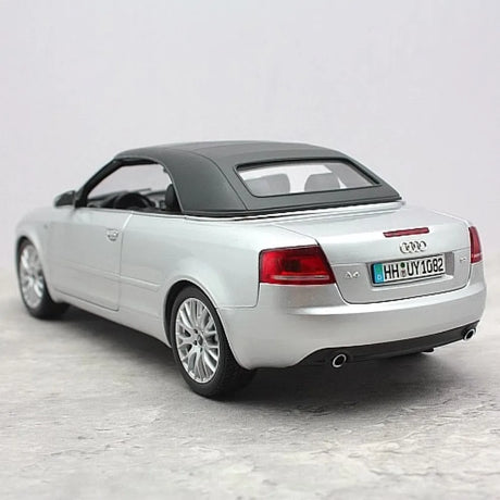 [Norev] 1:18 Audi 2006 A4 B7 3.2 Cabriolet Silver Model Car Die-Cast