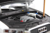 [Norev] 1:18 Audi 2006 A4 B7 3.2 Cabriolet Silver Model Car Die-Cast