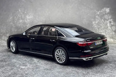 [Norev] 1:18 Audi 2018 A8L W12 Black Model Car Die-Cast