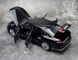 [Norev] 1:18 Audi 2018 A8L W12 Black Model Car Die-Cast