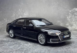 [Norev] 1:18 Audi 2018 A8L W12 Black Model Car Die-Cast