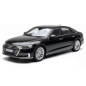 [Norev] 1:18 Audi 2018 A8L W12 Black Model Car Die-Cast