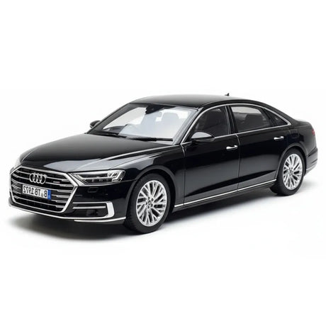 [Norev] 1:18 Audi 2018 A8L W12 Black Model Car Die-Cast