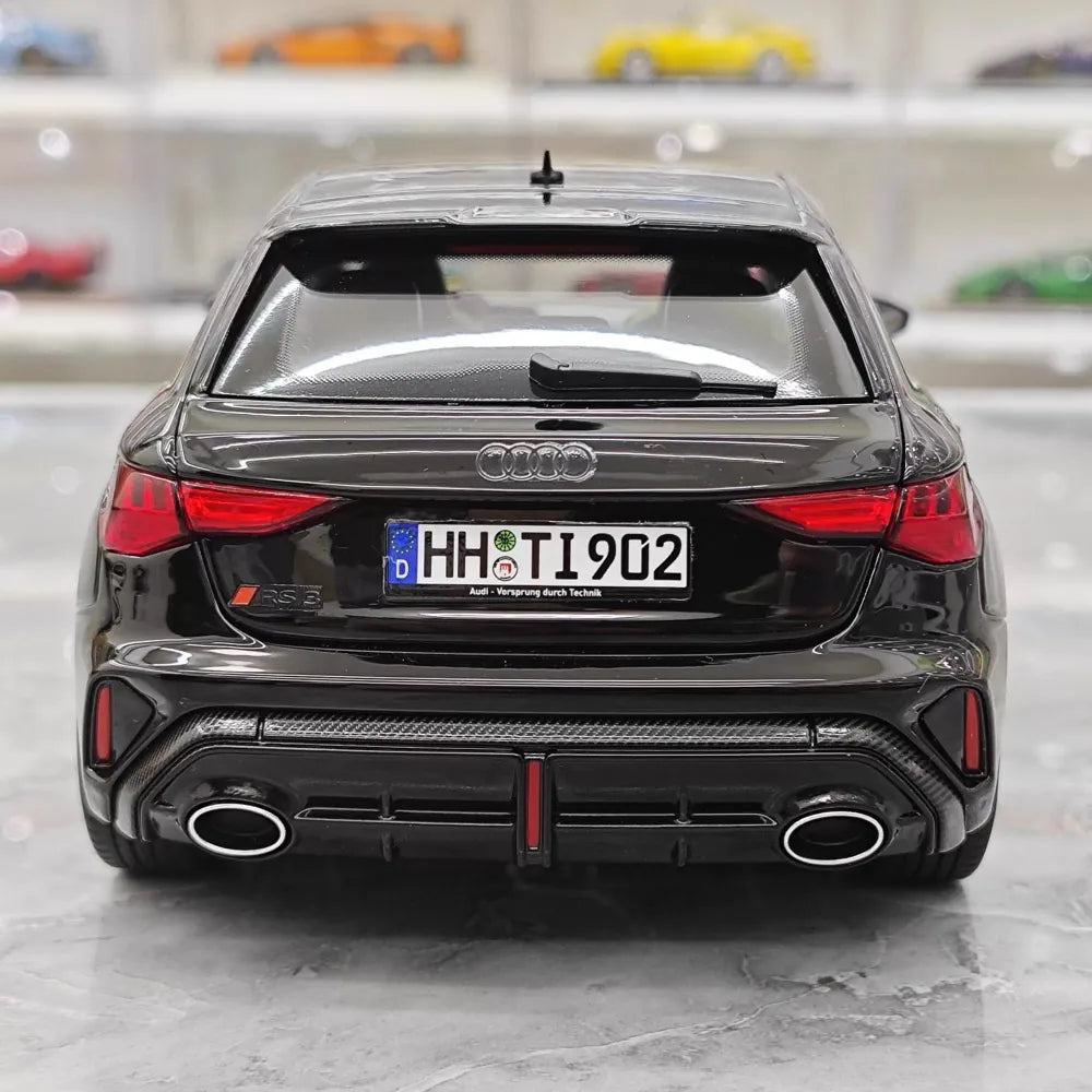 [Norev] 1:18 Audi 2021 RS3 nero modellino di auto Die-Cast