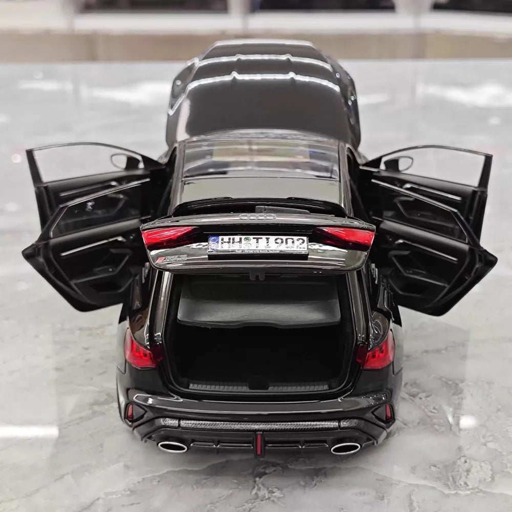 [Norev] 1:18 Audi 2021 RS3 nero modellino di auto Die-Cast