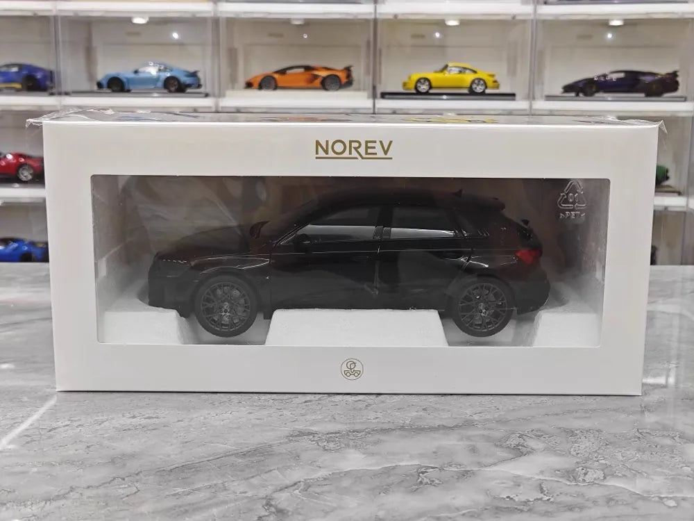 [Norev] 1:18 Audi 2021 RS3 Black Model Car Die-Cast