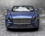 [Norev] 1:18 Bentley 2019 Continental GT Convertible Blue Model Car Die-Cast