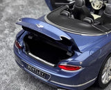 [Norev] 1:18 Bentley 2019 Continental GT Convertible Blue Model Car Die-Cast