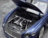 [Norev] 1:18 Bentley 2019 Continental GT Convertible Blue Model Car Die-Cast