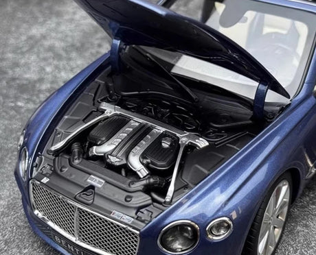 [Norev] 1:18 Bentley 2019 Continental GT Convertible Blue Model Car Die-Cast