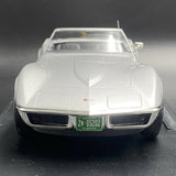 [Norev] 1:18 Chevrolet 1969 Corvette C3 Convertible Silver Model Car Resin