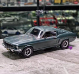[Norev] 1:18 Ford 1968 Mustang Fastback Blue Model Car Die-Cast