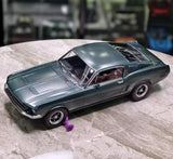 [Norev] 1:18 Ford 1968 Mustang Fastback Blue Model Car Die-Cast