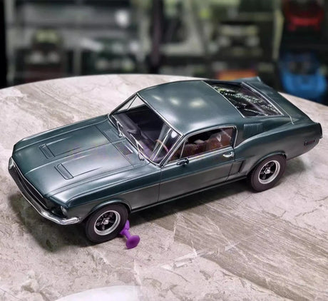 [Norev] 1:18 Ford 1968 Mustang Fastback blauw modelauto Die-Cast
