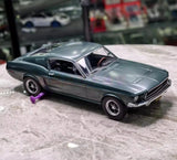 [Norev] 1:18 Ford 1968 Mustang Fastback Blue Model Car Die-Cast