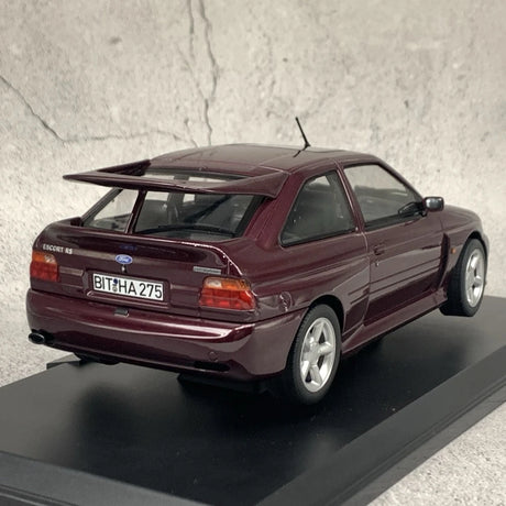 [Norev] 1:18 Ford 1992 Escort Cosworth Wine Model Car Resin
